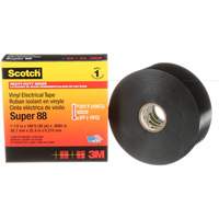 Scotch&reg; Vinyl Electrical Tape Super 88, 38 mm (1-1/2") x 33 m (108'), Black, 8.5 mils EastCoast Offshore Supplies