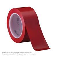 471 Vinyl Tape, 38 mm (1-1/2") W x 32.9 m (108') L, 5.3 mils, Red EastCoast Offshore Supplies