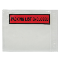 Packing List Envelope, 4-1/2" L x 5-1/2" W, Backloading Style EastCoast Offshore Supplies