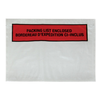 Packing List Envelope, 7" L x 5-1/2" W, Backloading Style EastCoast Offshore Supplies