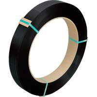 Feuillard, Polyester, 1/2" la x 2756' lo, Noir, Calibre Manuel EastCoast Offshore Supplies