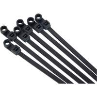 Attache-c&acirc;ble &agrave; visser, Longueur 8", R&eacute;sistance &agrave; la traction 50 lb, Noir EastCoast Offshore Supplies