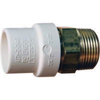 Adaptateur de tuyau filet&eacute;, Noeud x MPT, 1" dia., Laiton/PVC-C EastCoast Offshore Supplies