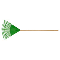 Fan Rake, 24" Blade, 26 Tines, Hardwood Handle, Plastic Blade EastCoast Offshore Supplies