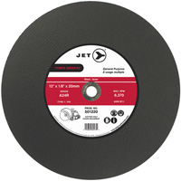 Meules &agrave; tronçonner POWER ABRASIVE, 12" x 1/8", Arbre de 20 mm, Type 1, 6370 Tr/min EastCoast Offshore Supplies