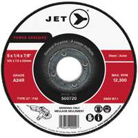 POWER ABRASIVE&reg; Grinding Wheel, 4" x 1/4", 5/8" Arbor, Type 27 EastCoast Offshore Supplies