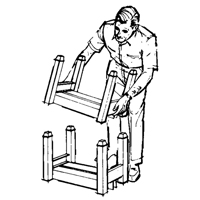 Supports empilables mobiles, 12" la x 16" p, Capacit&eacute; de 2500 lb EastCoast Offshore Supplies