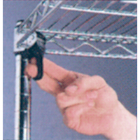 ETAGERE,4 TABL18X36X63,CHROME,800LB/TABL., Tiers 4, 36" la x 63" h x 18" p EastCoast Offshore Supplies