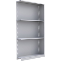 Interlok Shelving Unit, Steel, Boltless, 450 lbs. Capacity, 48" W x 88" H x 24" D EastCoast Offshore Supplies