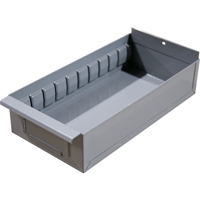 Interlok Boltless Shelving Shelf Box, Steel, 11-5/8" W x 12" D x 2-3/4" H, Light Grey EastCoast Offshore Supplies