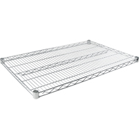 Standard-Duty Chromate Wire Shelf, 36" W x 18" D, 500 lbs. Capacity EastCoast Offshore Supplies