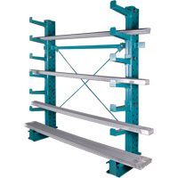 Cantilever Bar-Stock Racking - Light-Duty, Single Sided, 12" Arm, 75" H EastCoast Offshore Supplies