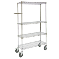 Push Cart, Chrome Plated, 30" x 60" x 14", 800 lbs. Capacity EastCoast Offshore Supplies