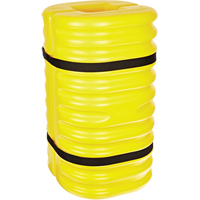 Column Protector, 6" x 6" Inside Opening, 24" L x 24" W x 42" H, Yellow EastCoast Offshore Supplies