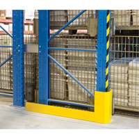 Racking Aisle Protectors, 3" W x 50" L x 16" H, Safety Yellow EastCoast Offshore Supplies