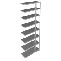 &eacute;l&eacute;ment de rayonnage, Acier galvanis&eacute;, Montant &agrave; fente, Ajout, 36" la x 96" h x 15" p EastCoast Offshore Supplies