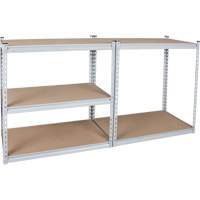 Heavy-Duty Shelving, Steel, Boltless, 1200 lbs. Capacity, 36" W x 72" H x 18" D EastCoast Offshore Supplies