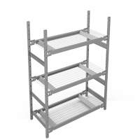 Wide Span Storage Shelving, Steel, Boltless, 1340 lbs. Capacity, 42" W x 60" H x 18" D EastCoast Offshore Supplies