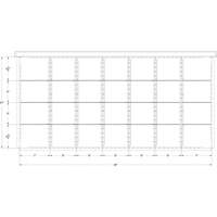 Cabinet d'entreposage &agrave; tiroirs int&eacute;gr&eacute; Interlok EastCoast Offshore Supplies