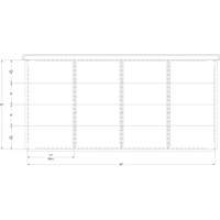 Cabinet d'entreposage &agrave; tiroirs int&eacute;gr&eacute; Interlok EastCoast Offshore Supplies