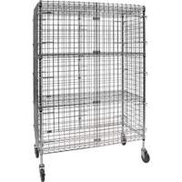 Security Cart, Chrome Plated, 48" x 69" x 24", 500 lbs. Capacity EastCoast Offshore Supplies