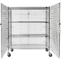 Security Cart, Chrome Plated, 60" x 69" x 24", 500 lbs. Capacity EastCoast Offshore Supplies