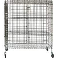 Security Cart, Chrome Plated, 60" x 69" x 24", 500 lbs. Capacity EastCoast Offshore Supplies