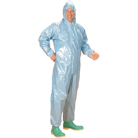 0.5 Mil CRFR Hooded Coveralls, Medium, Blue, FR Treated Fabric EastCoast Offshore Supplies