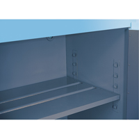 ChemCor&reg; Lined Acid/Corrosive Storage Cabinets, 30 gal., 43" x 44" x 18" EastCoast Offshore Supplies