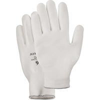 White Knit Palm Coated Gloves, Size Small/7, Polyurethane Coated, HPPE Shell, EN 388 Level 2 EastCoast Offshore Supplies