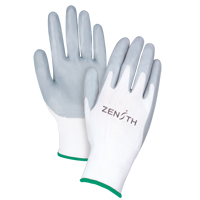 Gants l&eacute;gers enduits et respirants, 8/Moyen, R&ecirc;vetement Mousse de nitrile, Calibre 13, Enveloppe en Polyester EastCoast Offshore Supplies