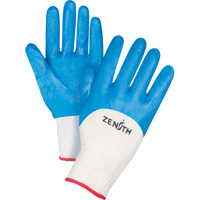 Gants enduits et tricot&eacute;s sans coutures de poids moyen, 7/Petit, R&ecirc;vetement Nitrile, Calibre 13, Enveloppe en Coton EastCoast Offshore Supplies