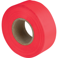 Flagging Tape, 1.1875" W x 150' L, Fluorescent Red EastCoast Offshore Supplies