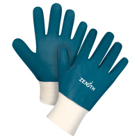 Gants &agrave; poignet en tricot de poids lourd, 11/2T-Grand, R&ecirc;vetement Nitrile, Enveloppe en Coton EastCoast Offshore Supplies