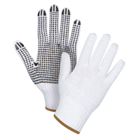 Dotted String Knit Gloves, Poly/Cotton, Single Sided, 7 Gauge, Large EastCoast Offshore Supplies