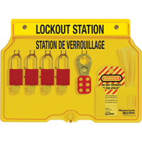 Lockout Station, Aluminum Padlocks, 4 Padlock Capacity, Padlocks Included EastCoast Offshore Supplies