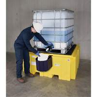 IBC Spill Pallet Plus&reg; Without Drain, 365 US gal. Spill Capacity, 62" x 62" x 28" EastCoast Offshore Supplies