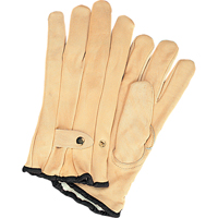 Winter-Lined Ropers Gloves, Small, Grain Cowhide Palm, Fleece Inner Lining EastCoast Offshore Supplies