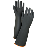 Gants de poids lourd pour la manipulation de produits chimiques, Taille Grand/9, 18" lo, Latex de caoutchouc, 30 mils EastCoast Offshore Supplies
