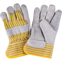 Gants d'ajusteur de premi&egrave;re qualit&eacute;, Grand, Paume en Cuir de vache refendu, Doublure en Coton EastCoast Offshore Supplies
