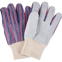 Gants de travail d'usage standard, Grand, Paume en Cuir de vache refendu EastCoast Offshore Supplies