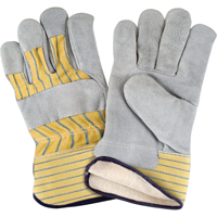 Gants d'ajusteur doubl&eacute;s pour l'hiver, T-Grand, Paume en Cuir de vache refendu, Doublure en Molleton de coton EastCoast Offshore Supplies
