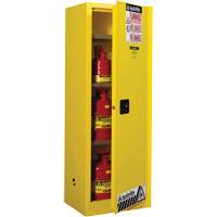 Sure-Grip&reg; EX Slimline Flammable Safety Cabinet, 22 gal., 1 Door, 23.25" W x 65" H x 18" D EastCoast Offshore Supplies