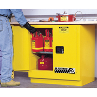 Sure-Grip&reg; EX Undercounter Flammable Safety Cabinet, 22 gal., 2 Door, 35" W x 35" H x 22" D EastCoast Offshore Supplies
