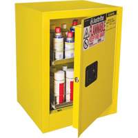 Armoire de s&eacute;curit&eacute; d'&eacute;tabli pour produits inflammables EX Sure-Grip, 24 gal., 1 Porte(s), 21" La x 27" h x 18" p EastCoast Offshore Supplies