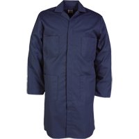 Lab Coat, Poly-Cotton, 46, Navy Blue EastCoast Offshore Supplies