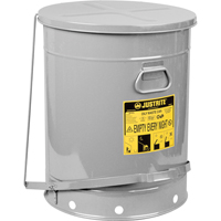 Oily Waste Cans, FM Approved/UL Listed, 21 US gal., Silver EastCoast Offshore Supplies