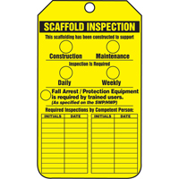 &eacute;tiquettes de s&eacute;curit&eacute; d'inspection et de contr&ocirc;le de l'&eacute;tat de l'&eacute;quipement, Papier cartonn&eacute;, 3-1/8" la x 5-7/8" h, Anglais EastCoast Offshore Supplies