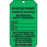 &eacute;tiquettes de s&eacute;curit&eacute; d'inspection et de contr&ocirc;le de l'&eacute;tat de l'&eacute;quipement, Papier cartonn&eacute;, 3-1/8" la x 5-7/8" h, Anglais EastCoast Offshore Supplies