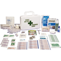 Trousses de premiers soins pour soudeurs, Dispositif m&eacute;dical Classe 1, Boîte en plastique EastCoast Offshore Supplies